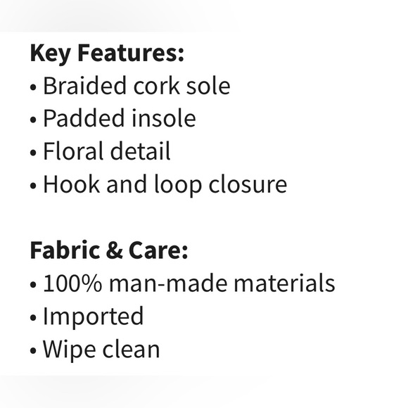 OSHKOSH BABY GIRL BRAIDED CORK SANDALS SIZE 4 - Picture 9 of 13